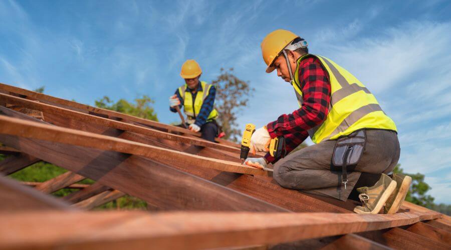 Professional metal roof installation in Champaign, IL